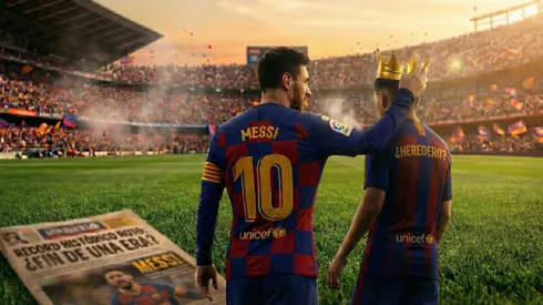 Messi cedió uno de sus primeros logros conseguidos en Barcelona.