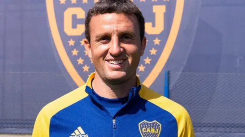Pablo Ledesma, entrenador de la sexta división de Boca.