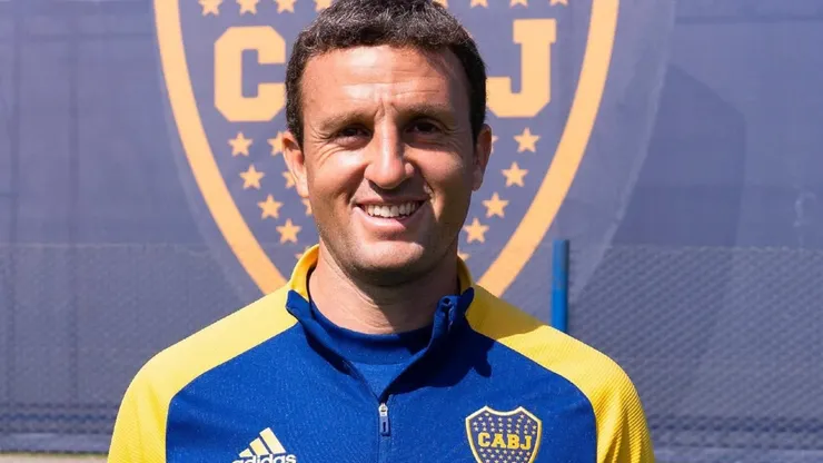 Pablo Ledesma, entrenador de la sexta división de Boca.