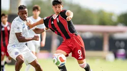 Bruno Cabral en la Messi Cup.