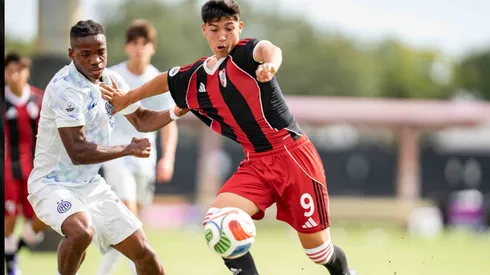 Bruno Cabral en la Messi Cup.