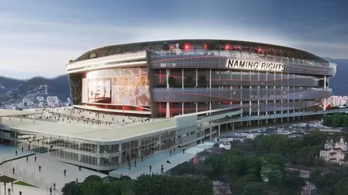 El render de lo que será el futuro estadio de Flamengo en Río de Janeiro.