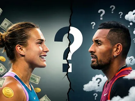 Mientras Sabalenka ganó 45 millones en su carrera, esto cobró Kyrgios