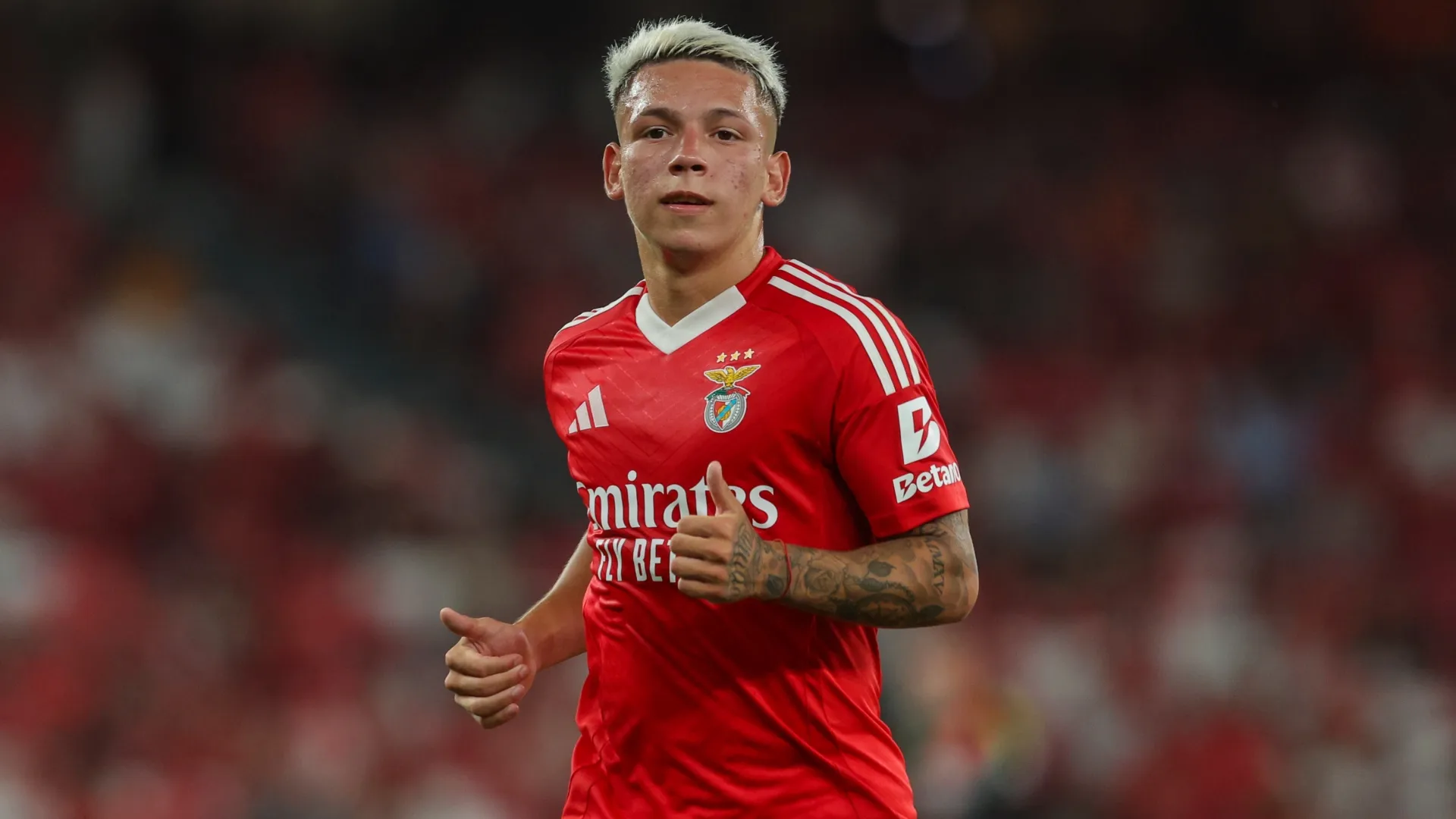 Gianluca Prestianni en Benfica. (Foto: Getty)