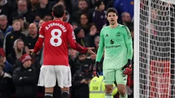 Senne Lammens, arquero del Manchester United, está siendo criticado en Inglaterra por su actuación vs. Bournemouth.