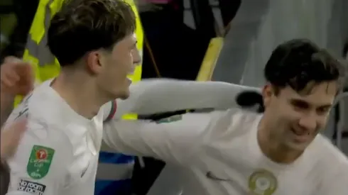 Combinación argentina: el gol de Alejandro Garnacho con asistencia de Bounanotte en Cardiff vs. Chelsea