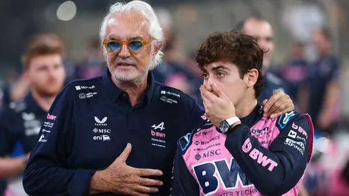 Flavio Briatore y Franco Colapinto.