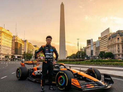 Dónde y hasta cuándo se verá en Argentina el McLaren de Lando Norris