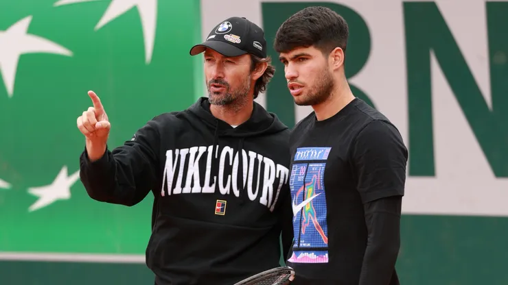 Juan Carlos Ferrero y Carlos Alcaraz