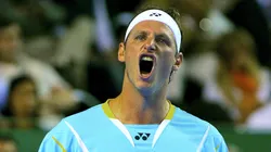 David Nalbandian en la final de la Copa Davis 2008