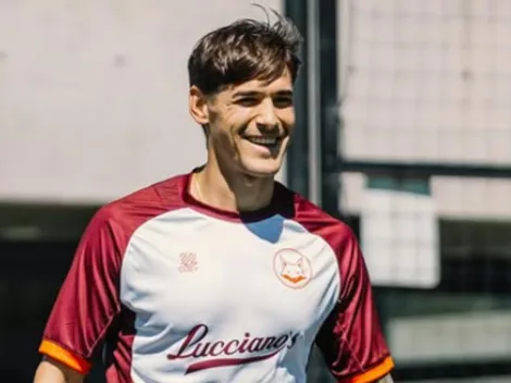 A horas de iniciar la pretemporada con River, Martínez Quarta se entrenó con la ropa de otro club