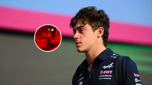 Franco Colapinto estuvo en el recital de Airbag