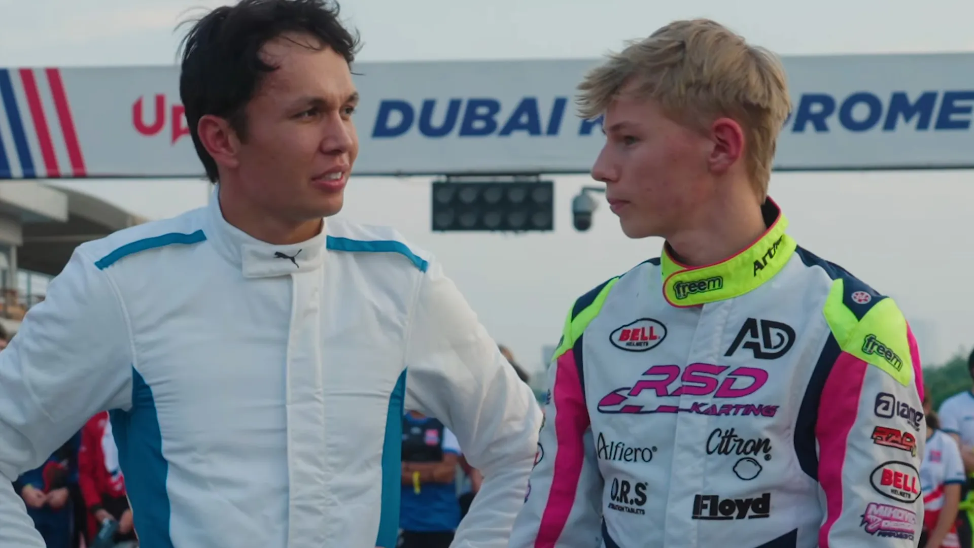 Arthur De Doncker, el chico de 15 años que venció a Albon en kartings.