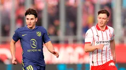 Julián Álvarez no tuvo una buena actuación ante Girona.