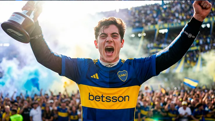 Franco Colapinto, piloto de Alpine y fanático de Boca.