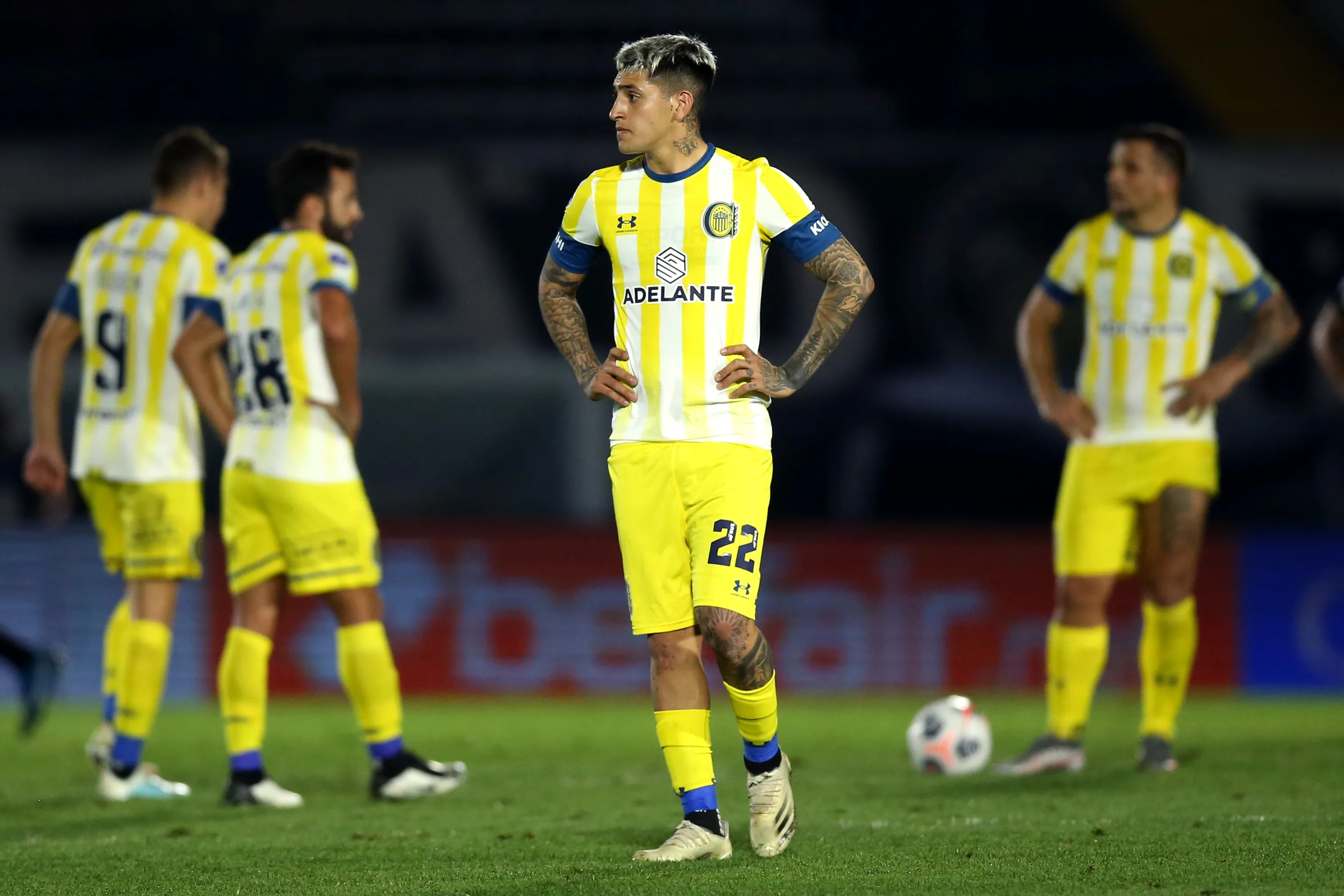 Gastón Ávila, defensor argentino durante su etapa en Rosario Central. (Getty Images)