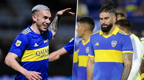 Norberto Briasco y Nicolás Orsini, durante sus etapas en Boca.