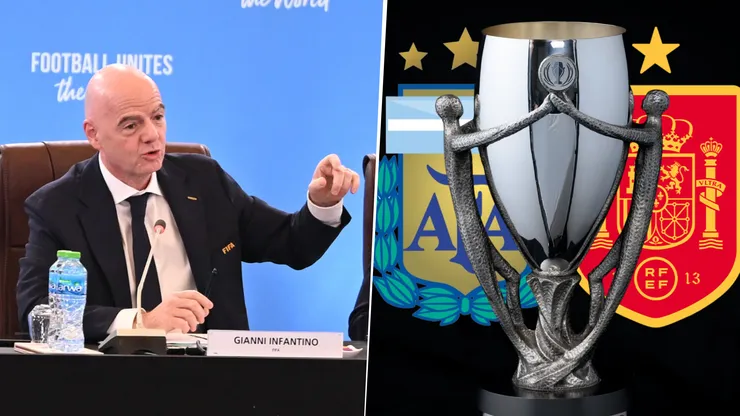FIFA confirmó que España y Argentina llegarán como los primeros del ranking de selecciones a la Finalissima de marzo del 2026.