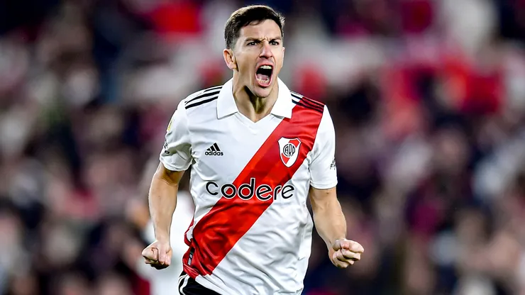 Nacho Fernández, durante su estadía en River Plate.