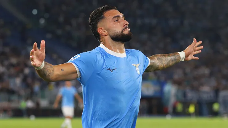 Valentín Castellanos en la Lazio de Italia.