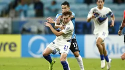 Santino Andino en un partido de Godoy Cruz.