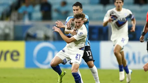 Santino Andino en un partido de Godoy Cruz.