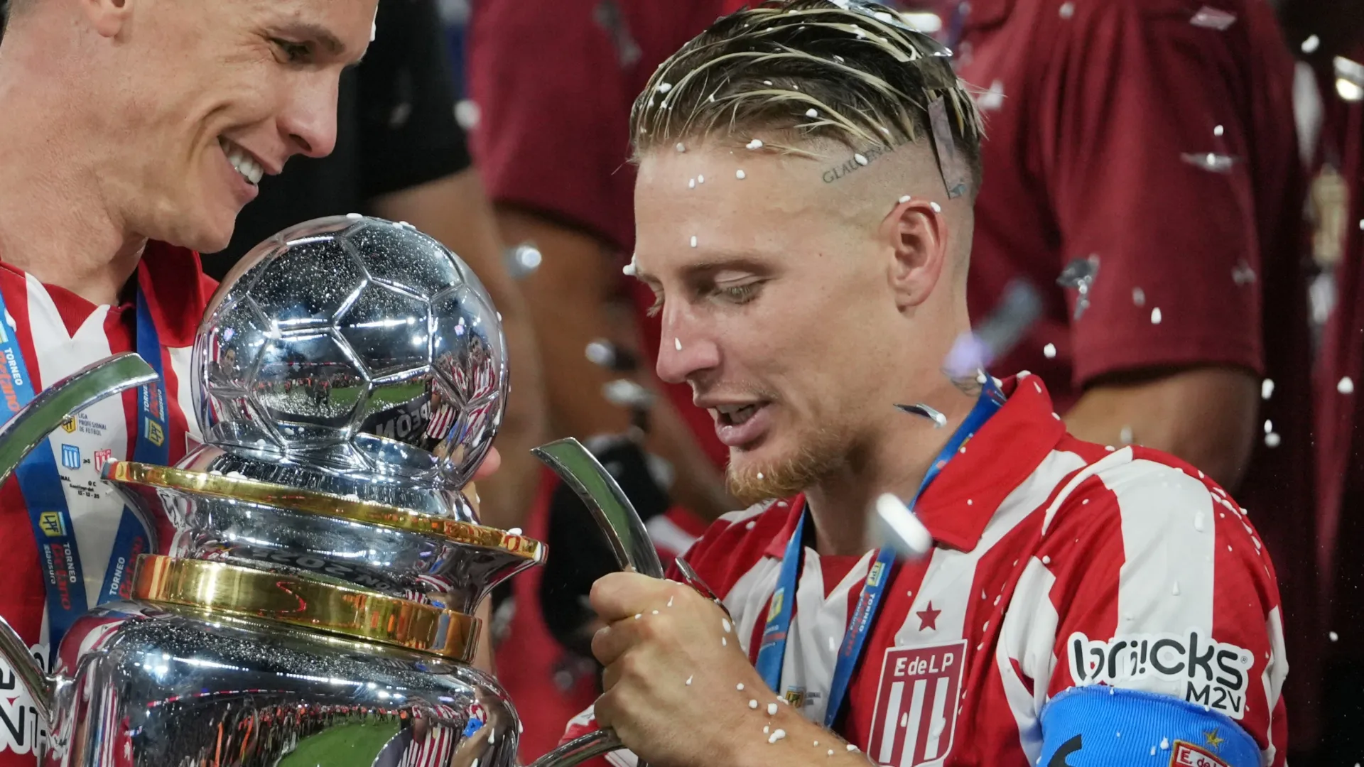 Santiago Ascacíbar, jugador de Estudiantes. (Getty Images)