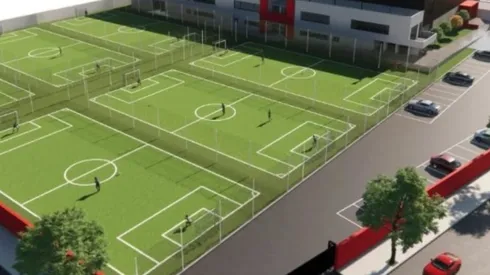 Un nuevo predio se construye en el fútbol argentino.