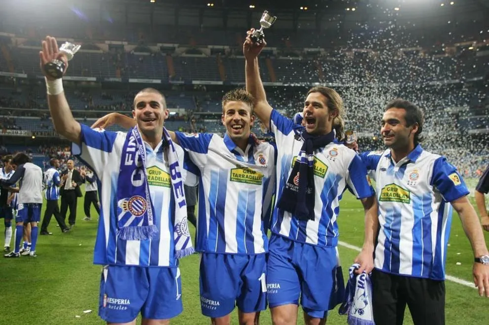 Posse con Pochettino y la consagración de la Copa del Rey. Foto archivo.