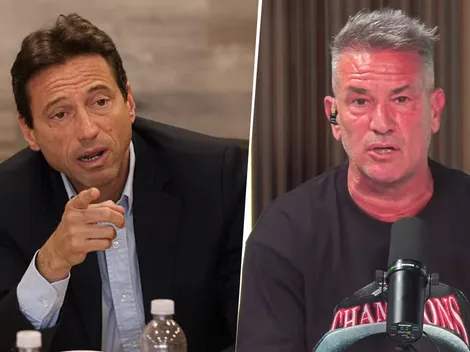 Diego Díaz y Marcelo Moretti se cruzaron en vivo en plena crisis de San Lorenzo: "No podés caminar por la calle"