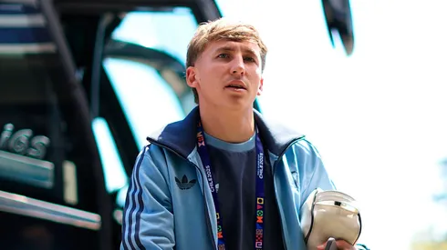 Santino Andino con la Selección Argentina Sub 20.