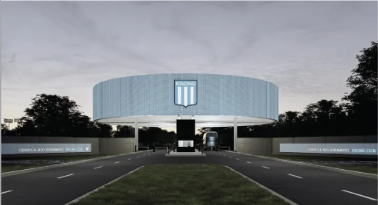 El render que presentó Racing a través de su web oficial.