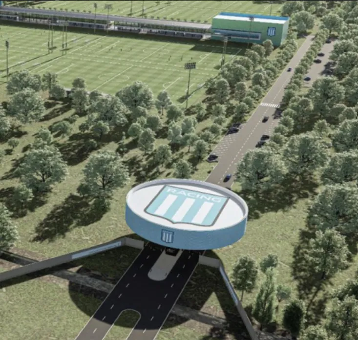 El render que presentó Racing a través de su web oficial.