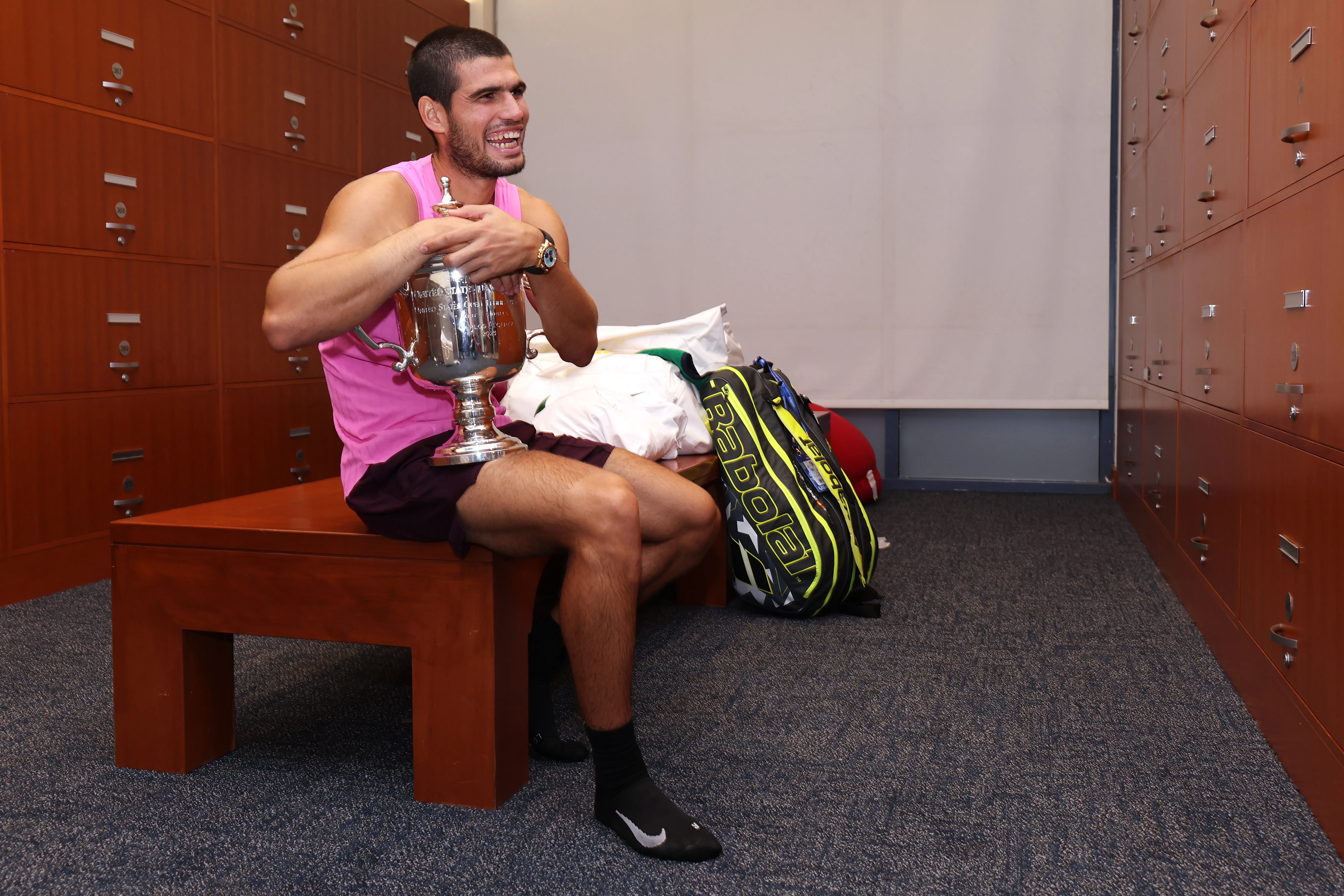 Carlitos luego de ganar el US Open 2025. (Foto: Getty).