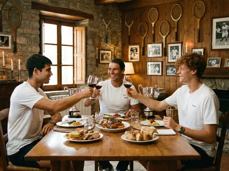 "Aleatorio": la palabra que eligió Rafa Nadal para diferenciar a Carlos Alcaraz de Jannik Sinner
