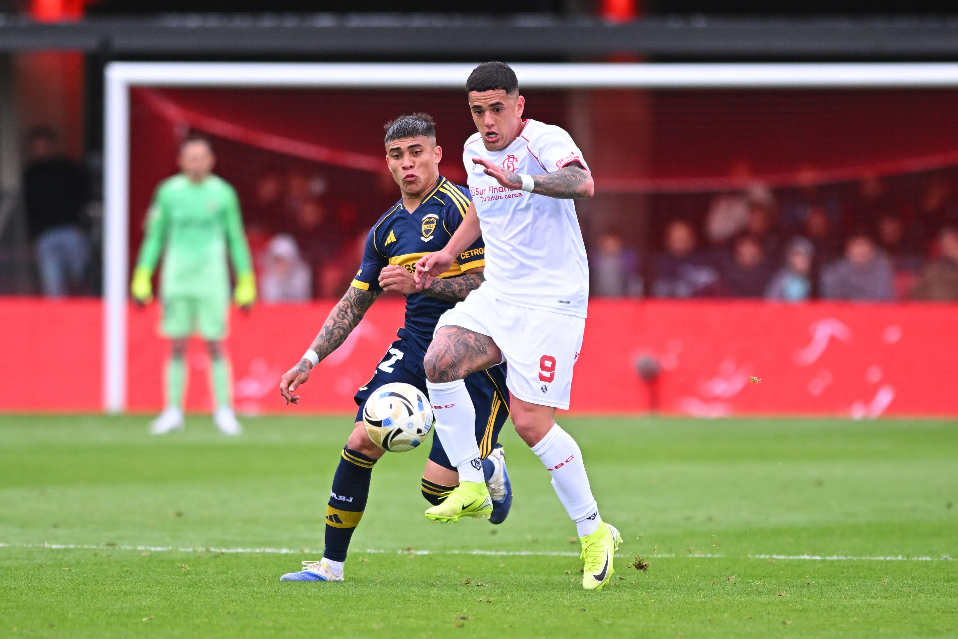 Gonzalo Morales, delantero de Barracas Central. (Rodrigo Valle/Getty Images)