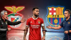 Otamendi, entre el interés de Barcelona y el deseo de Benfica por retenerlo.