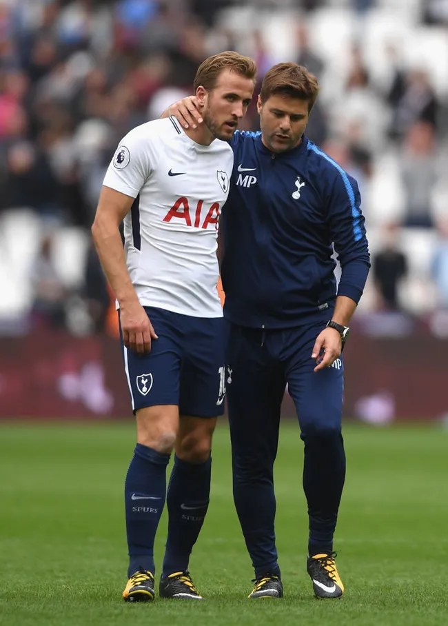Con Pochettino como entrenador, Harry Kane registró 169 goles y 28 asistencias en 242 partidos. (Getty)