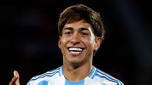 Maher Carrizo con la Selección Argentina.
