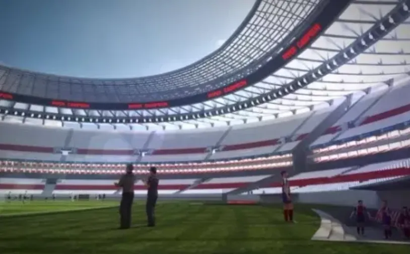 Así fue el proyecto que en su momento presentó D´Onofrio para techar el Monumental.