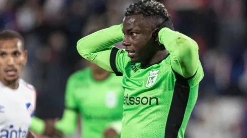 Marino Hinestroza, delantero colombiano de Atlético Nacional que pretende Boca.