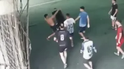 Darío Gandín, a las trompadas