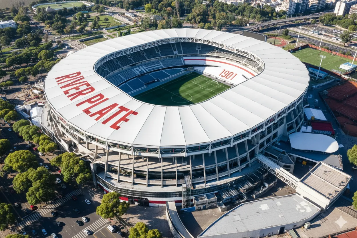 La obra para techar al Monumental iniciará en abril de 2026. (Foto creada con Gemini).