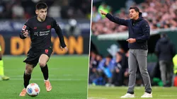 Míchel, DT de Girona, admitió en 2024 que tenía visto al Diablito Echeverri.