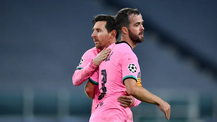 Miralem Pjanić durante su etapa en Barcelona.