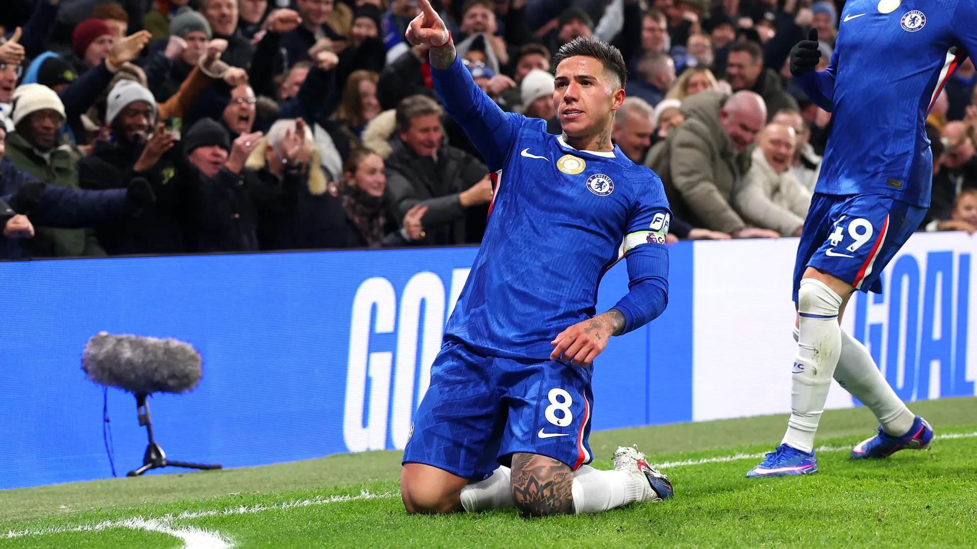 Enzo Fernández fue el MVP del Chelsea en 2025, incuestionable desde la estadística. (Getty)