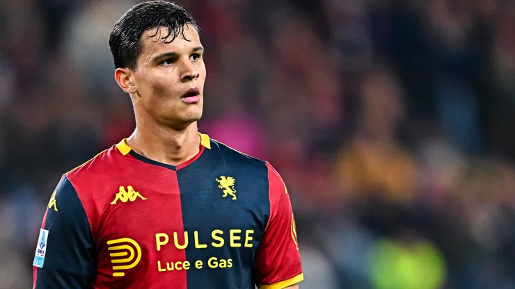Valentín Carboni, futbolista de Genoa que pertenece a Inter de Milán.