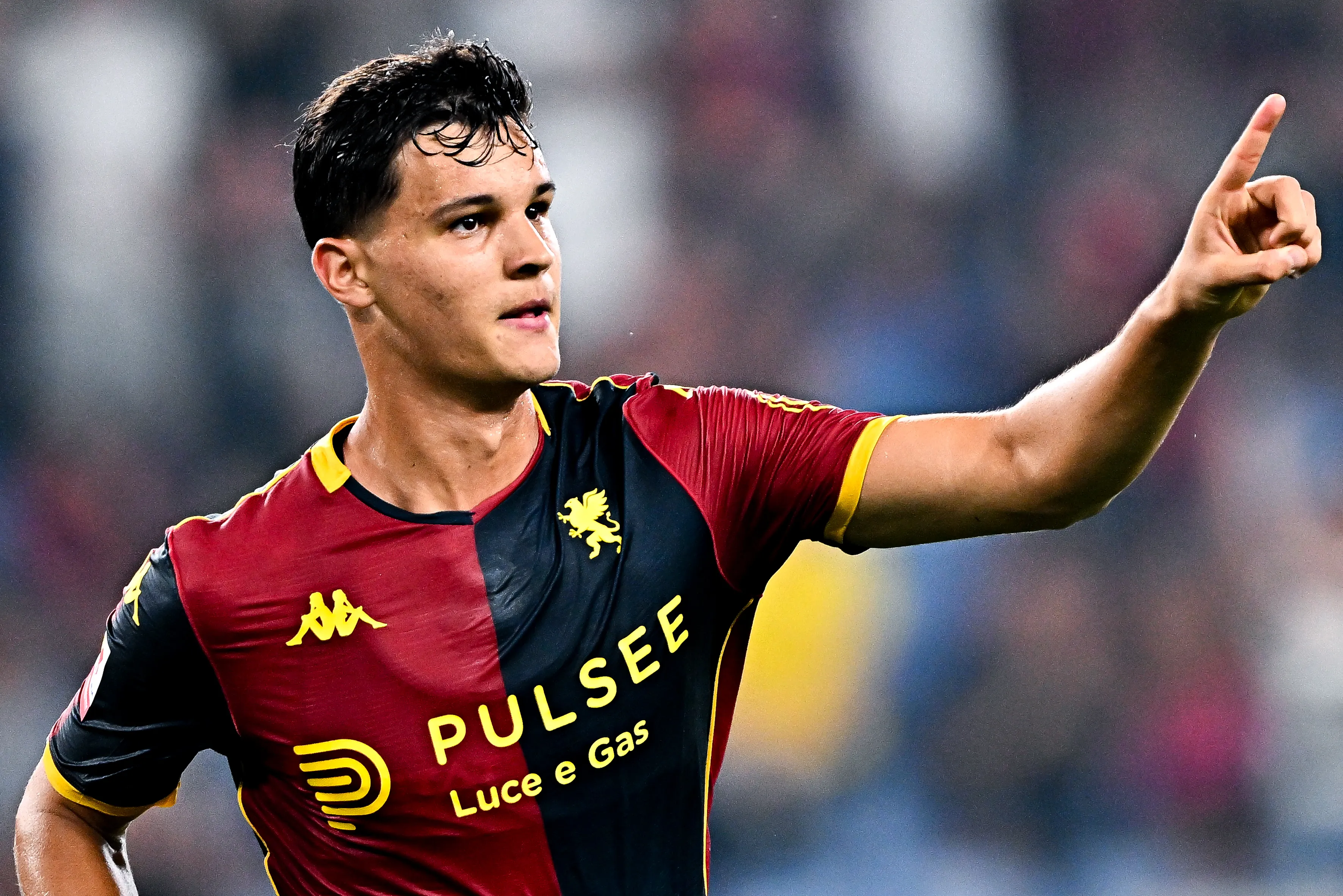 Valentín Carboni, jugador de Genoa que pertenece a Inter de Milán. (Getty Images)