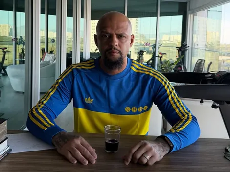 Con guiño a Boca incluido, la chicana de Felipe Melo a River por su ausencia en la Copa Libertadores