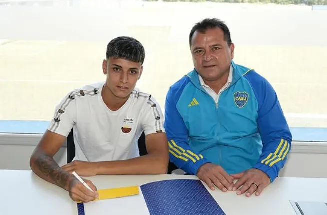 Santiago Zampieri tiene contrato hasta 2027. (Foto: Boca)